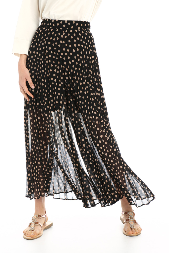 Pleated crepe skirt Intrend Pleated crepe skirt Intrend