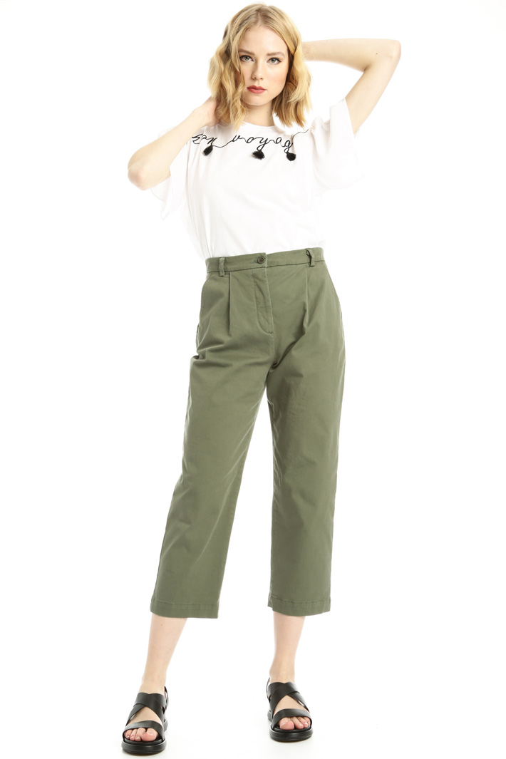 Stretch cotton trousers Intrend Stretch cotton trousers Intrend