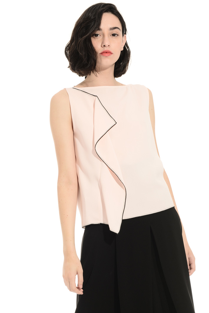 Top with front flounce Intrend Top with front flounce Intrend