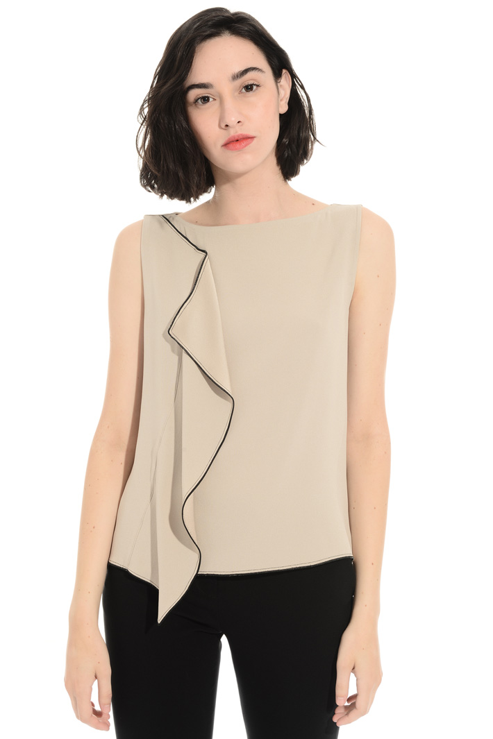Top with front flounce Intrend Top with front flounce Intrend