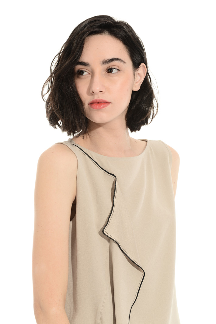 Top with front flounce Intrend Top with front flounce Intrend