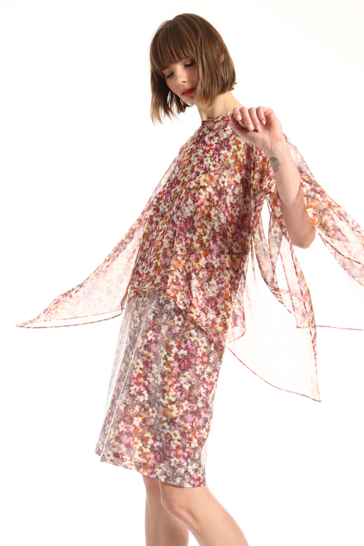 Silk georgette cape Intrend Silk georgette cape Intrend