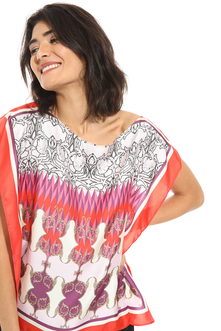 Printed silk top Intrend Printed silk top Intrend