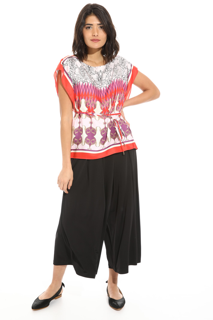 Printed silk top Intrend Printed silk top Intrend