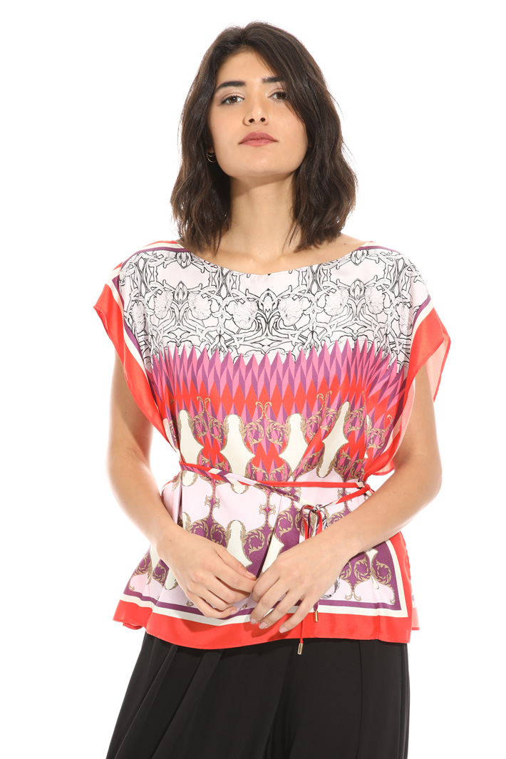 Printed silk top Intrend Printed silk top Intrend