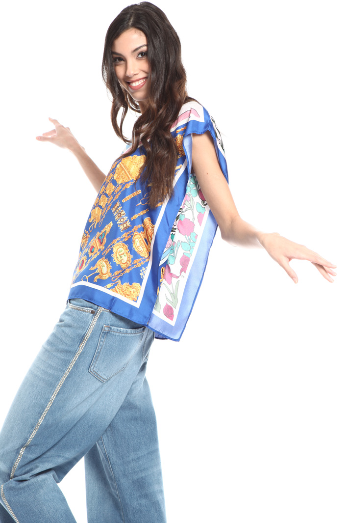 Printed silk top Intrend Printed silk top Intrend