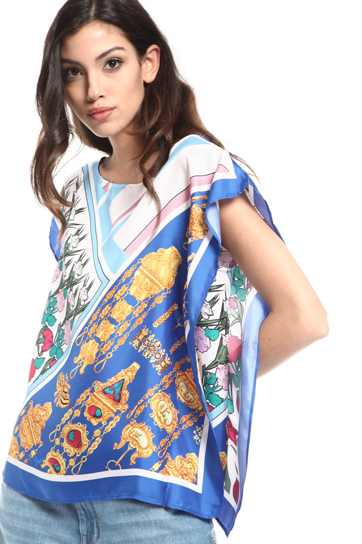 Printed silk top Intrend Printed silk top Intrend
