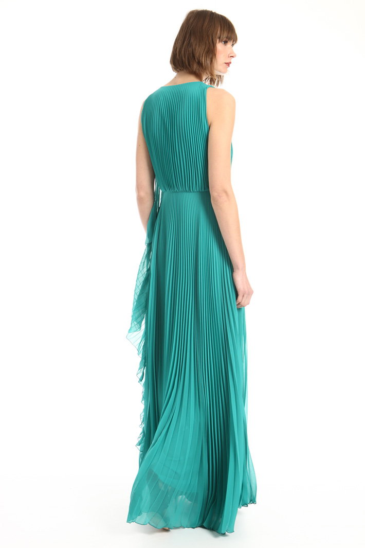 Pleated georgette dress Intrend Pleated georgette dress Intrend