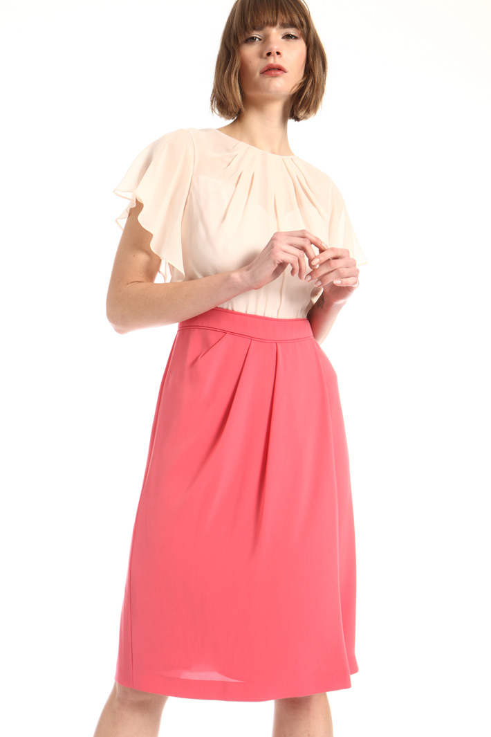 Silk and cady sheath dress Intrend Silk and cady sheath dress Intrend