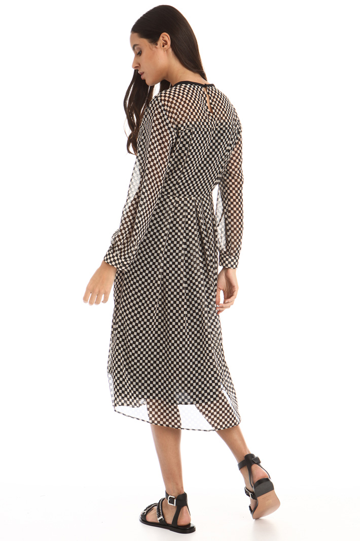 Crepe midi dress Intrend Crepe midi dress Intrend