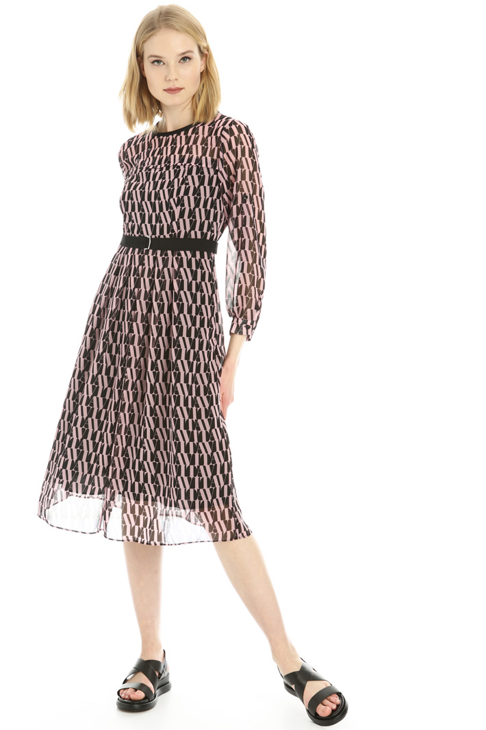 Flared midi dress Intrend Flared midi dress Intrend