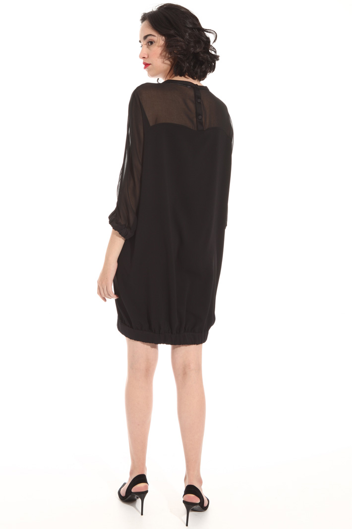 Short dress in crepe fabric Intrend Short dress in crepe fabric Intrend