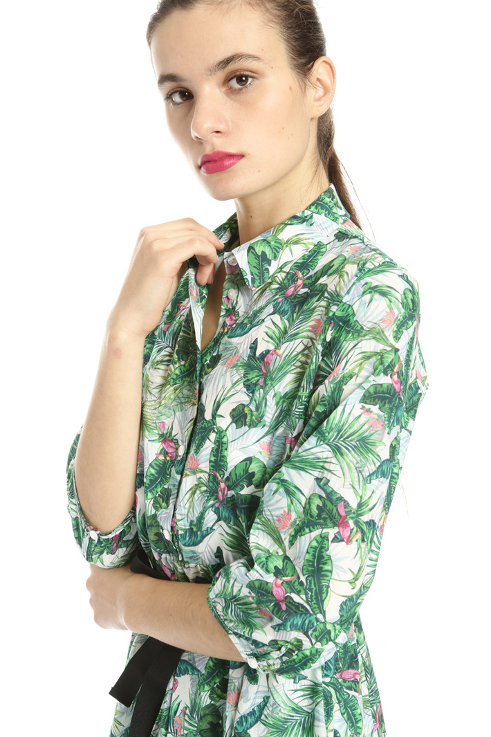 Pure cotton chemisier dress Intrend Pure cotton chemisier dress Intrend