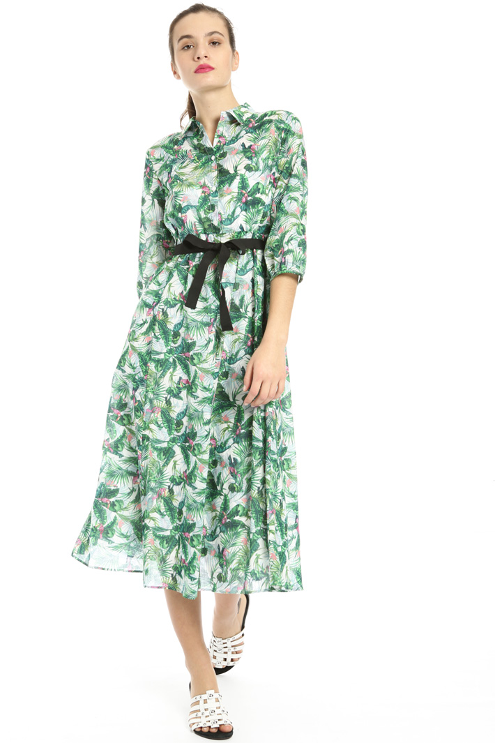 Pure cotton chemisier dress Intrend Pure cotton chemisier dress Intrend