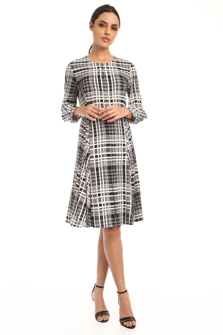 Printed cady dress Intrend Printed cady dress Intrend