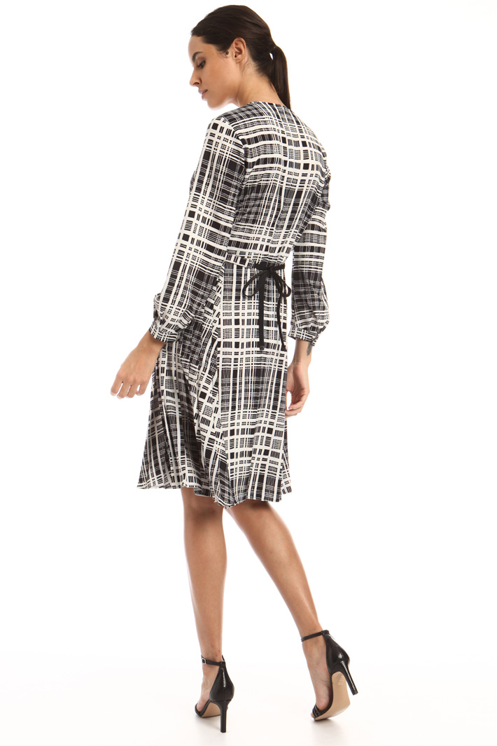 Printed cady dress Intrend Printed cady dress Intrend