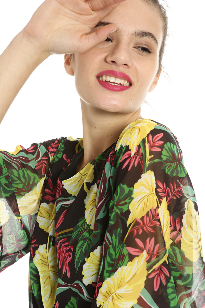 Printed short dress Intrend Printed short dress Intrend