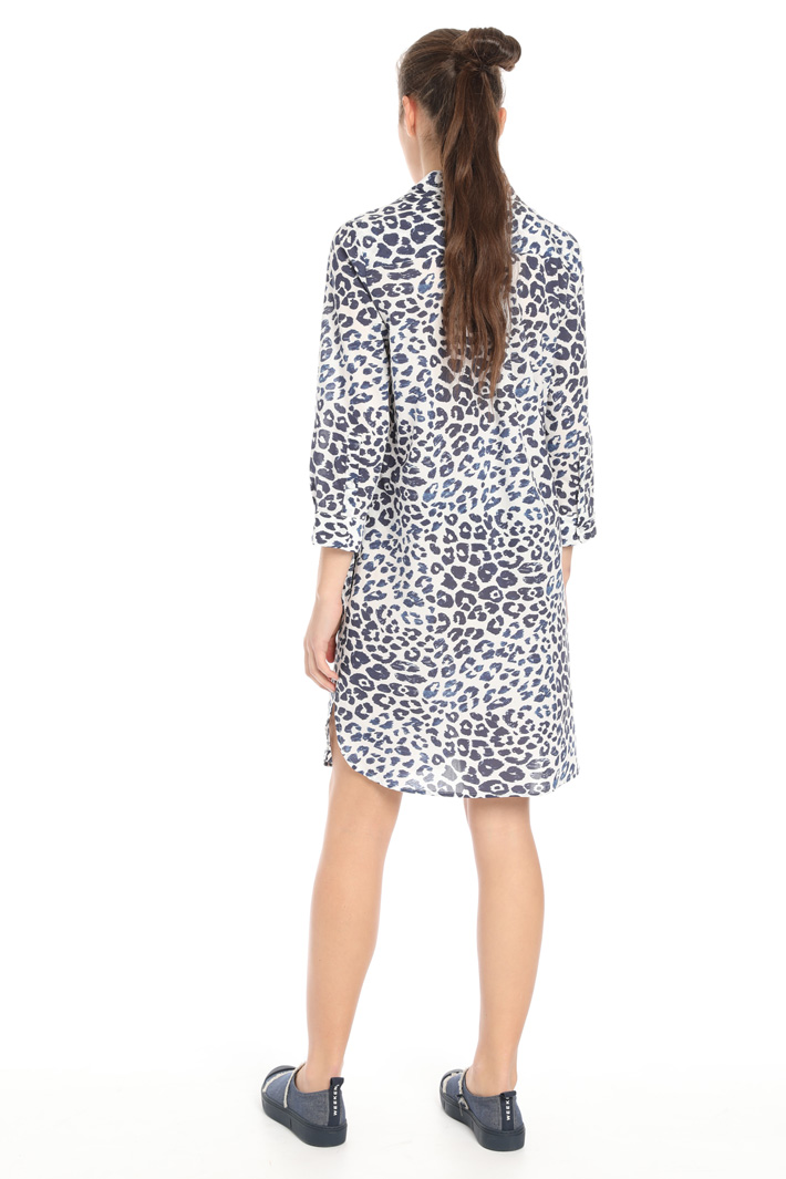 Cotton muslin dress Intrend Cotton muslin dress Intrend