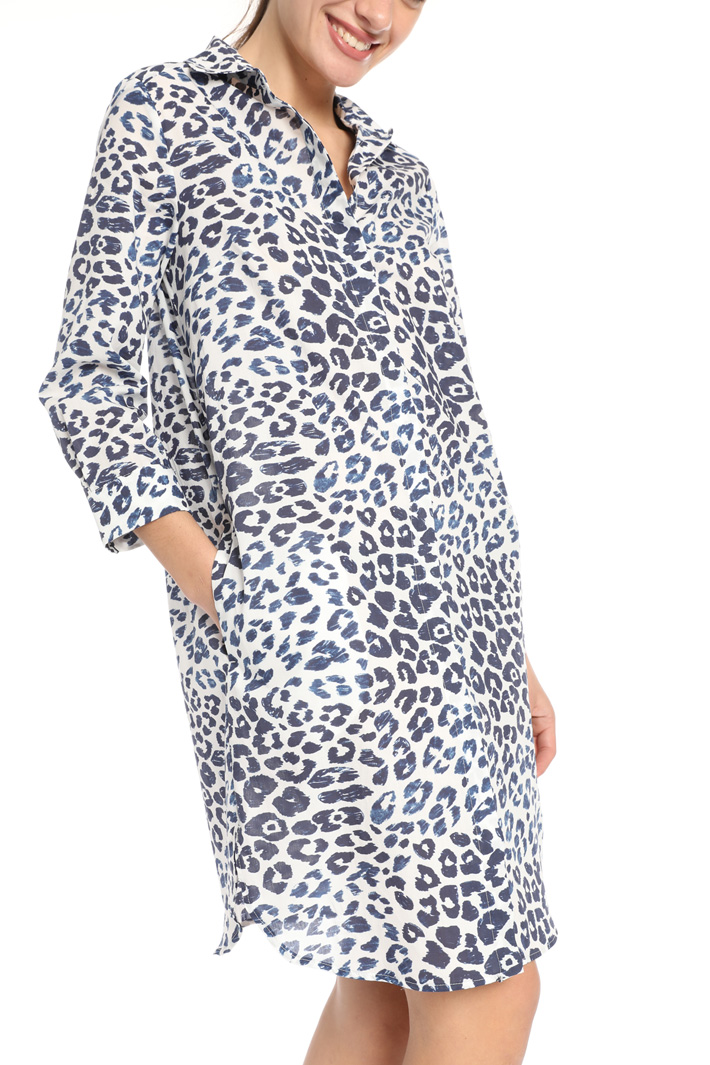 Cotton muslin dress Intrend Cotton muslin dress Intrend