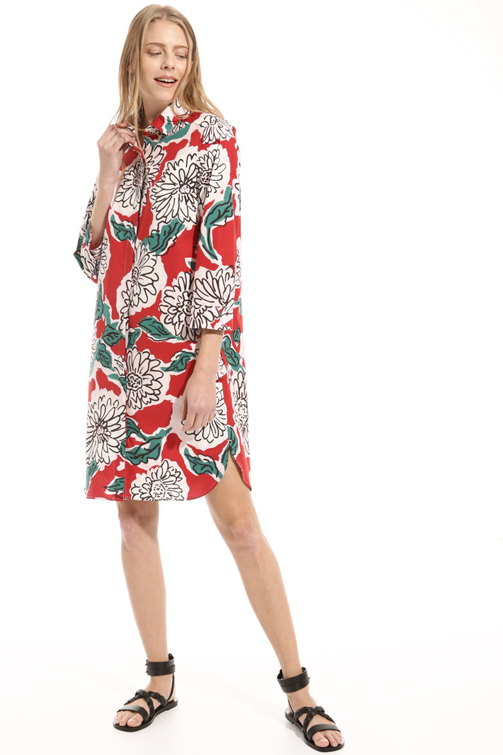 Cotton chemisier dress Intrend Cotton chemisier dress Intrend