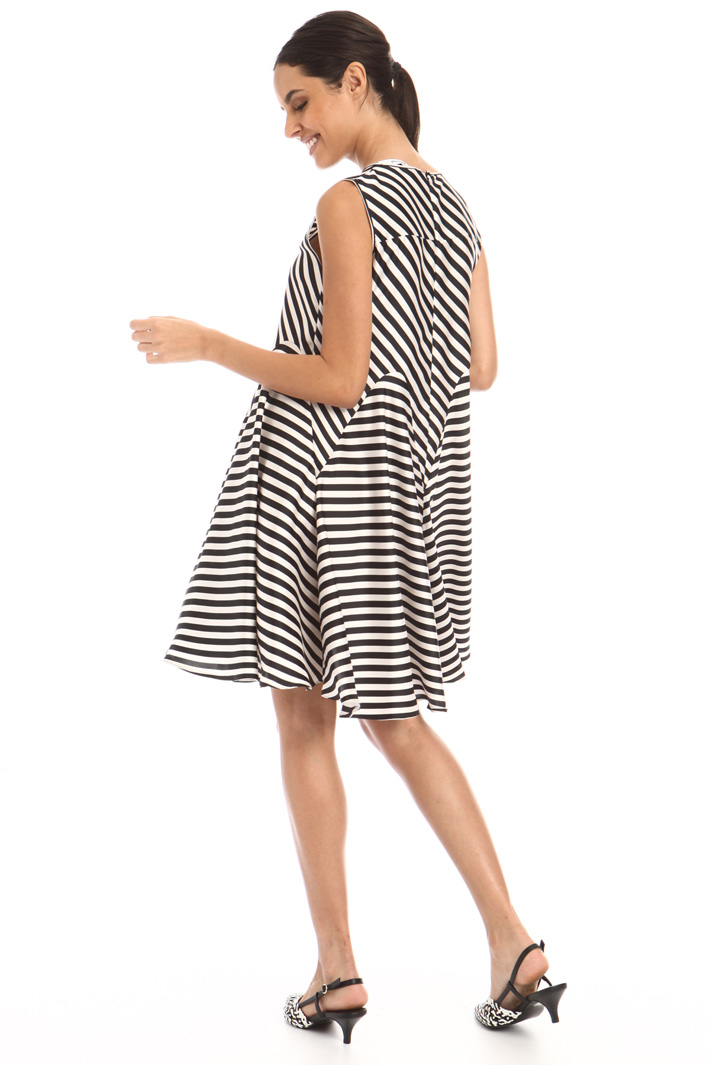 Printed twill dress Intrend Printed twill dress Intrend