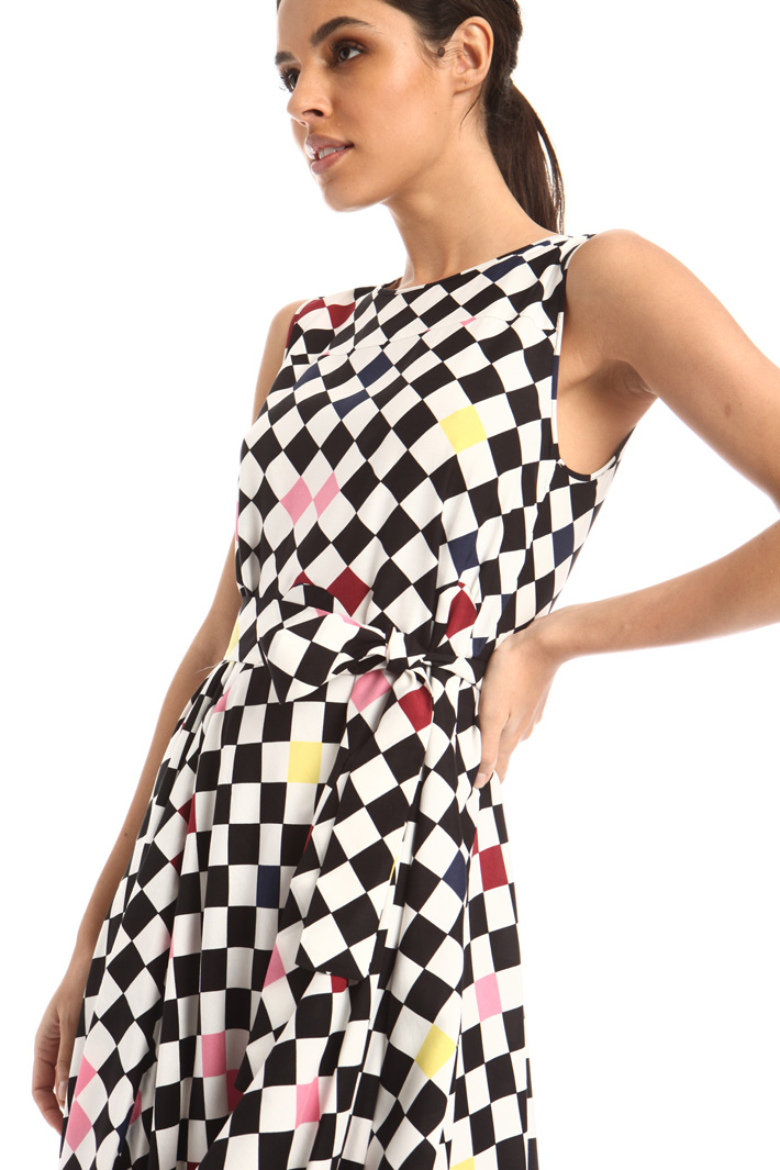 Printed twill dress Intrend Printed twill dress Intrend