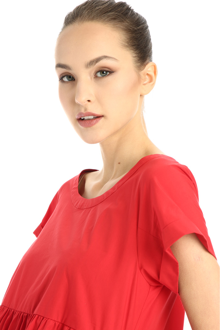 Flared cotton dress Intrend Flared cotton dress Intrend