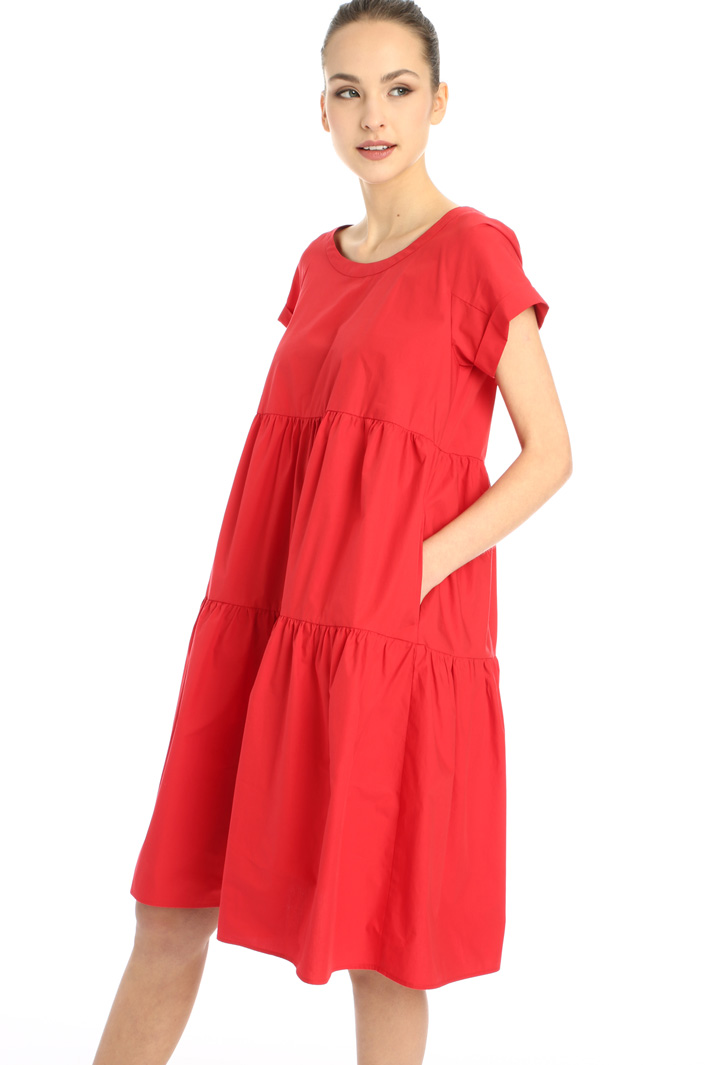Flared cotton dress Intrend Flared cotton dress Intrend