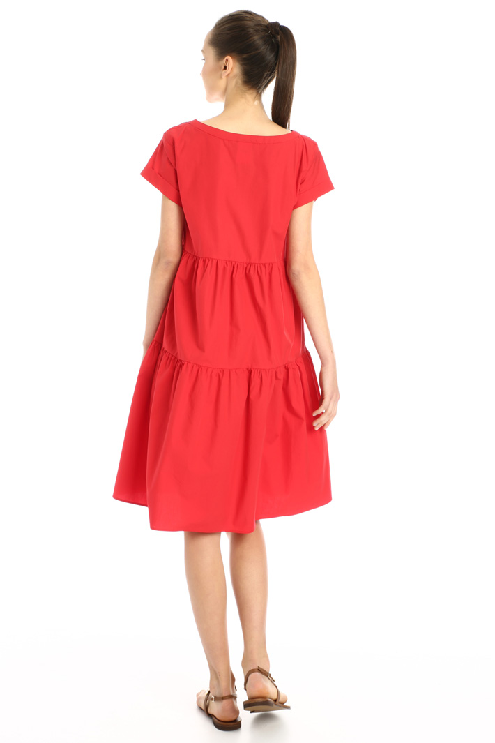 Flared cotton dress Intrend Flared cotton dress Intrend