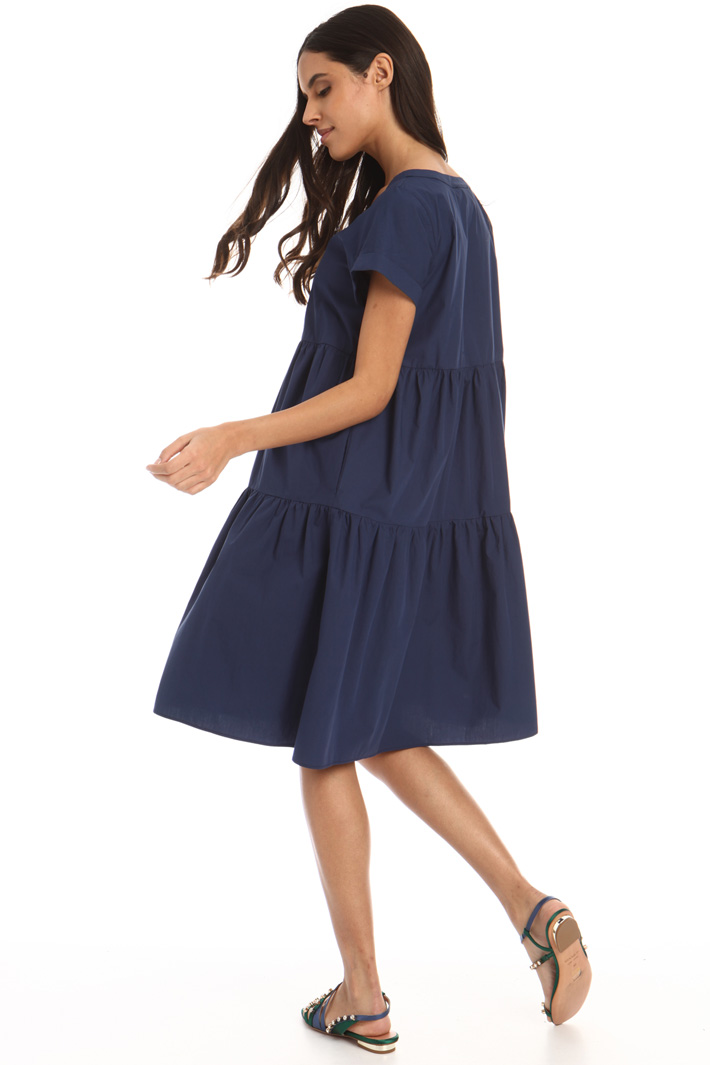 Flared cotton dress Intrend Flared cotton dress Intrend