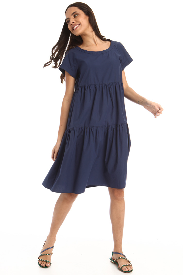 Flared cotton dress Intrend Flared cotton dress Intrend