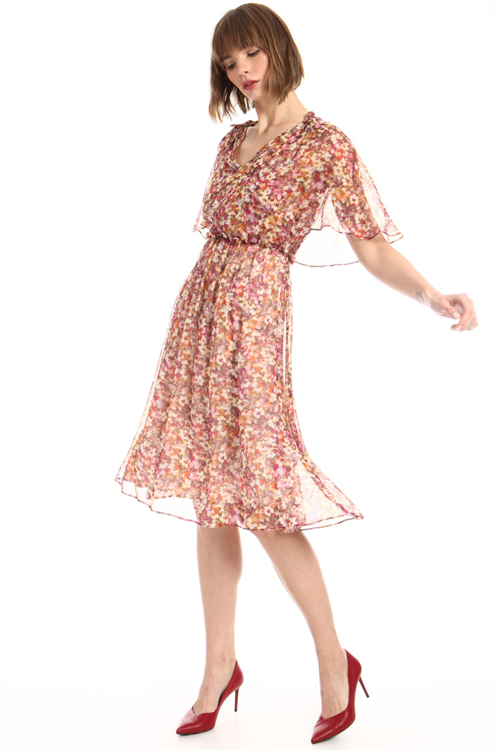 Flared sleeve dress Intrend Flared sleeve dress Intrend