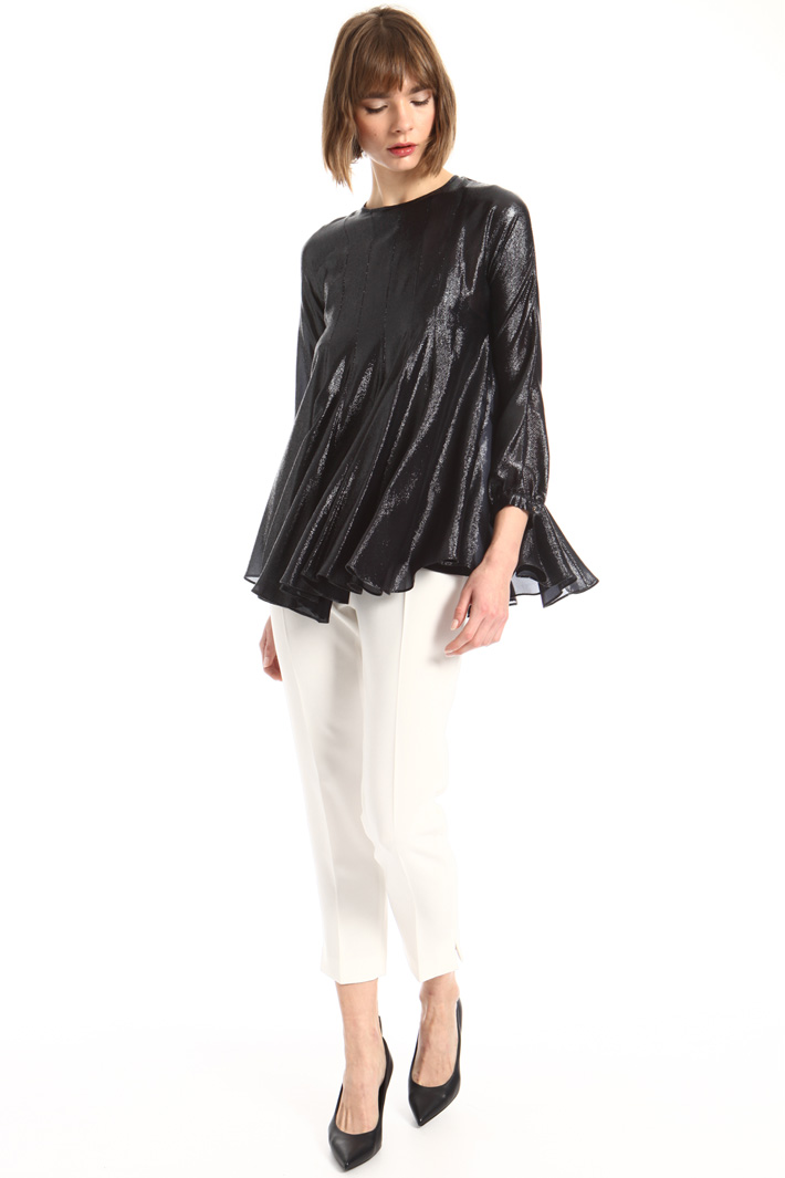 Glossy georgette blouse Intrend Glossy georgette blouse Intrend