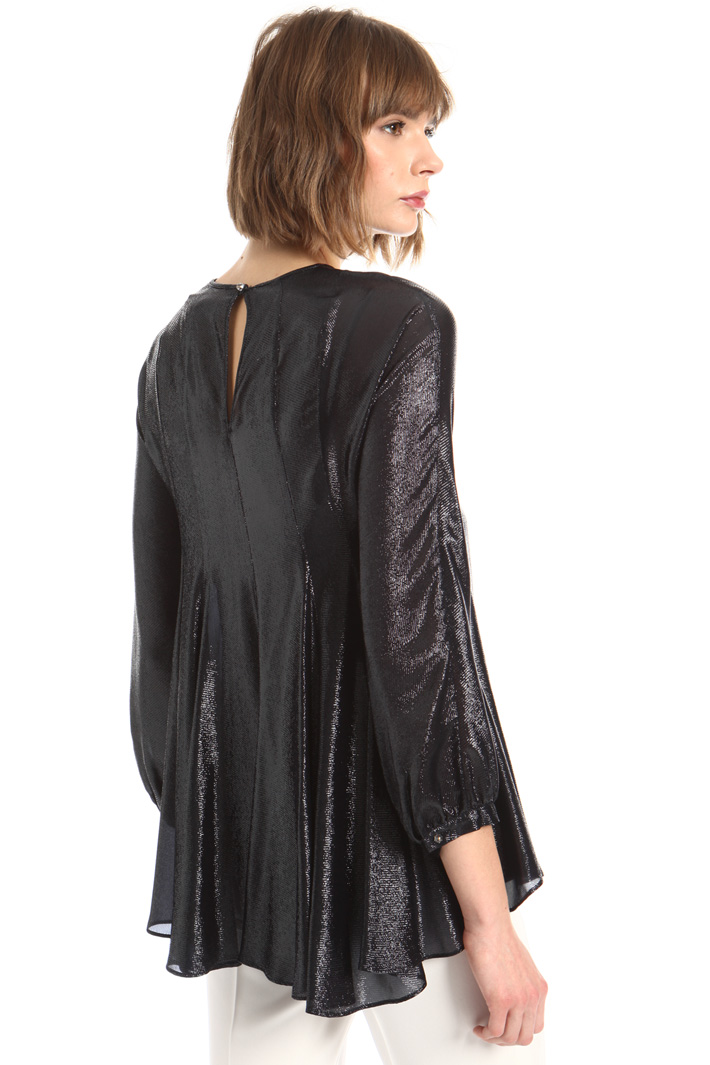 Glossy georgette blouse Intrend Glossy georgette blouse Intrend