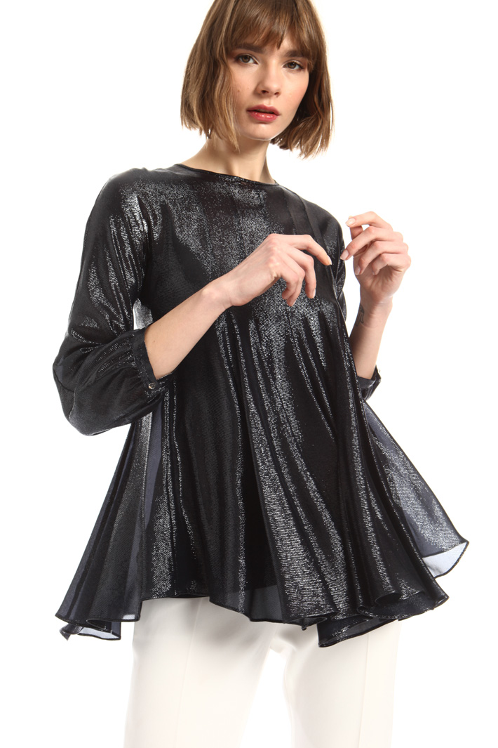 Glossy georgette blouse Intrend Glossy georgette blouse Intrend