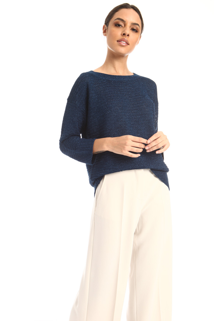 Viscose and lurex sweater Intrend Viscose and lurex sweater Intrend