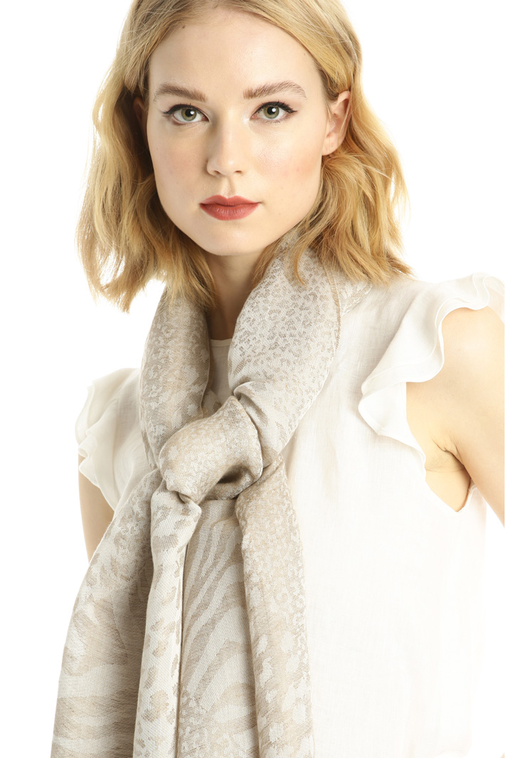 Linen and silk stole Intrend Linen and silk stole Intrend