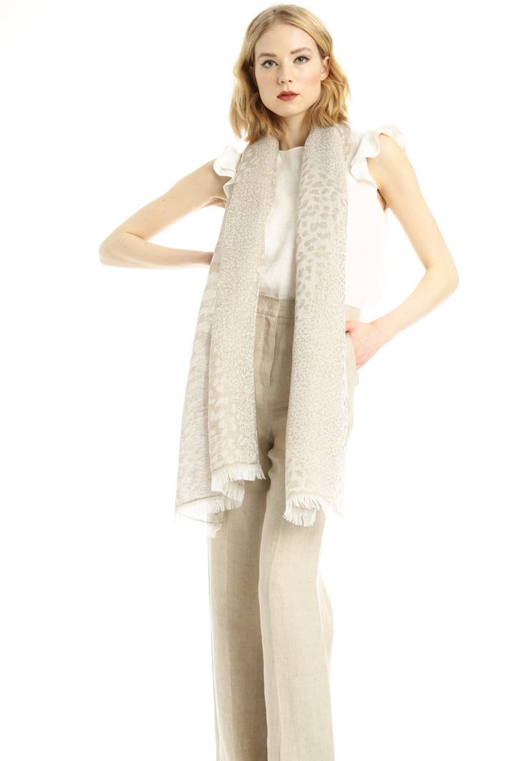 Linen and silk stole Intrend Linen and silk stole Intrend