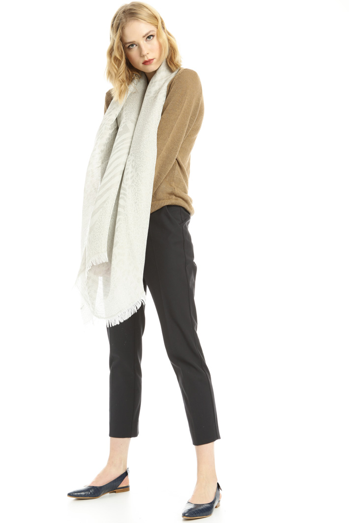 Linen and silk stole Intrend Linen and silk stole Intrend