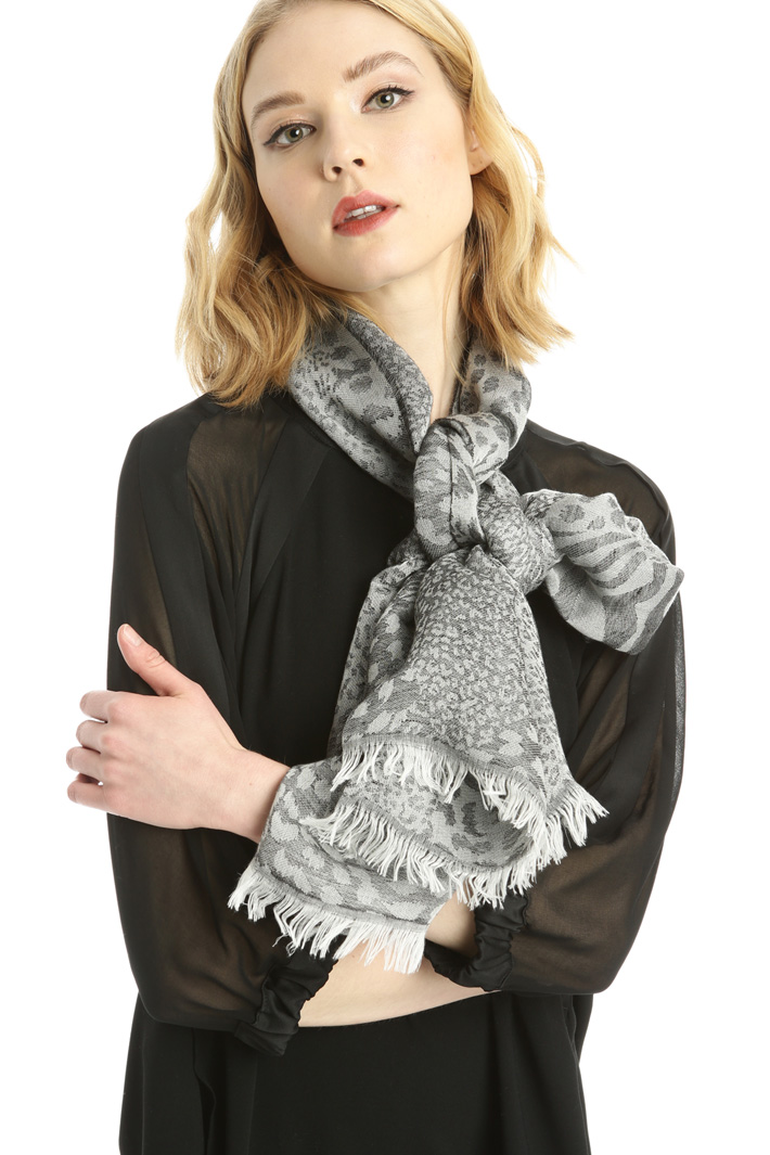 Linen and silk stole Intrend Linen and silk stole Intrend