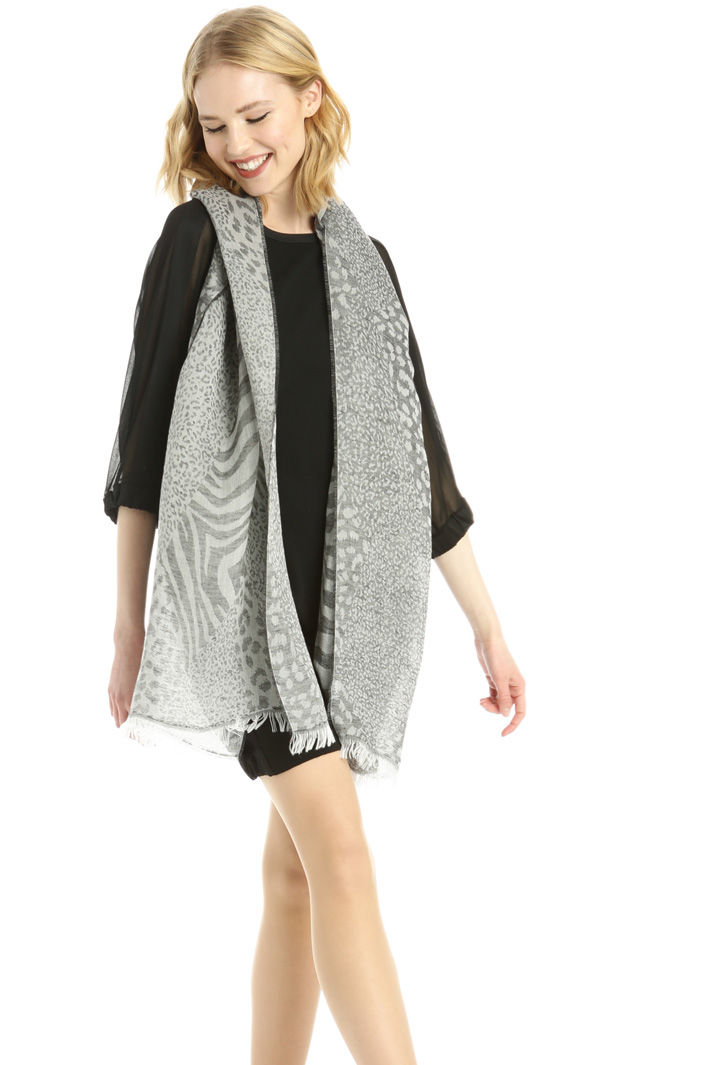 Linen and silk stole Intrend Linen and silk stole Intrend