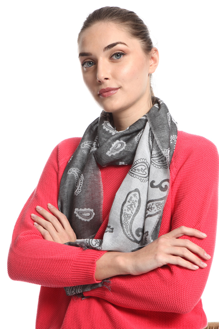Embroidered cotton foulard Intrend Embroidered cotton foulard Intrend