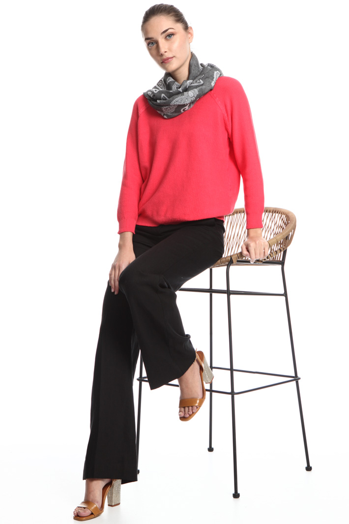 Embroidered cotton foulard Intrend Embroidered cotton foulard Intrend