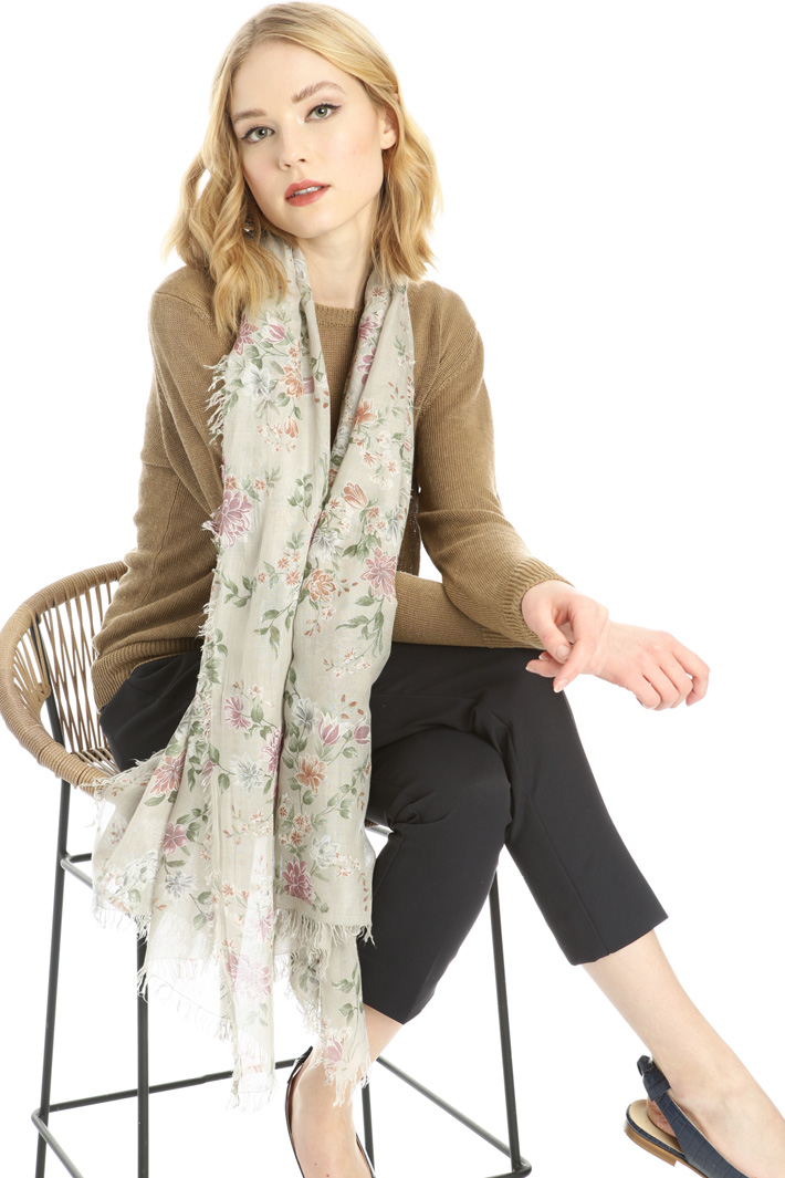 Fringed edge foulard Intrend Fringed edge foulard Intrend