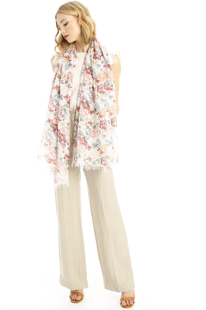 Fringed edge foulard Intrend Fringed edge foulard Intrend