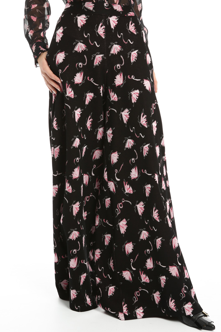 Jersey printed trousers Intrend Jersey printed trousers Intrend