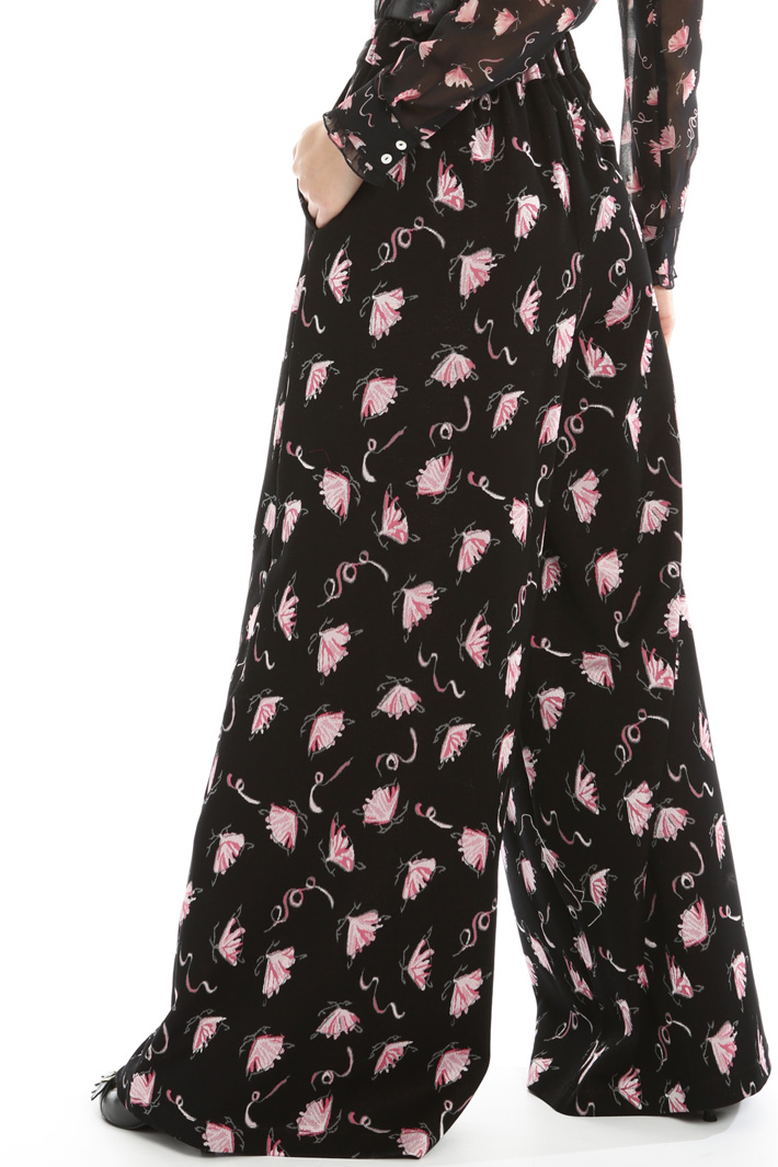 Jersey printed trousers Intrend Jersey printed trousers Intrend