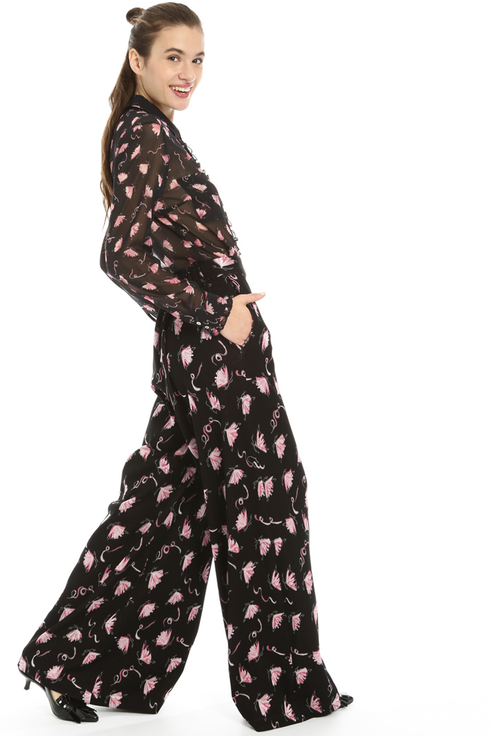 Jersey printed trousers Intrend Jersey printed trousers Intrend