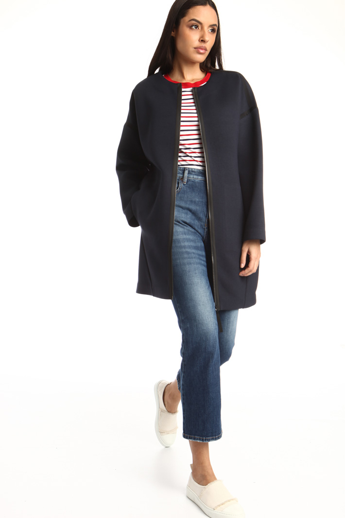 Compact jersey duster coat Intrend Compact jersey duster coat Intrend