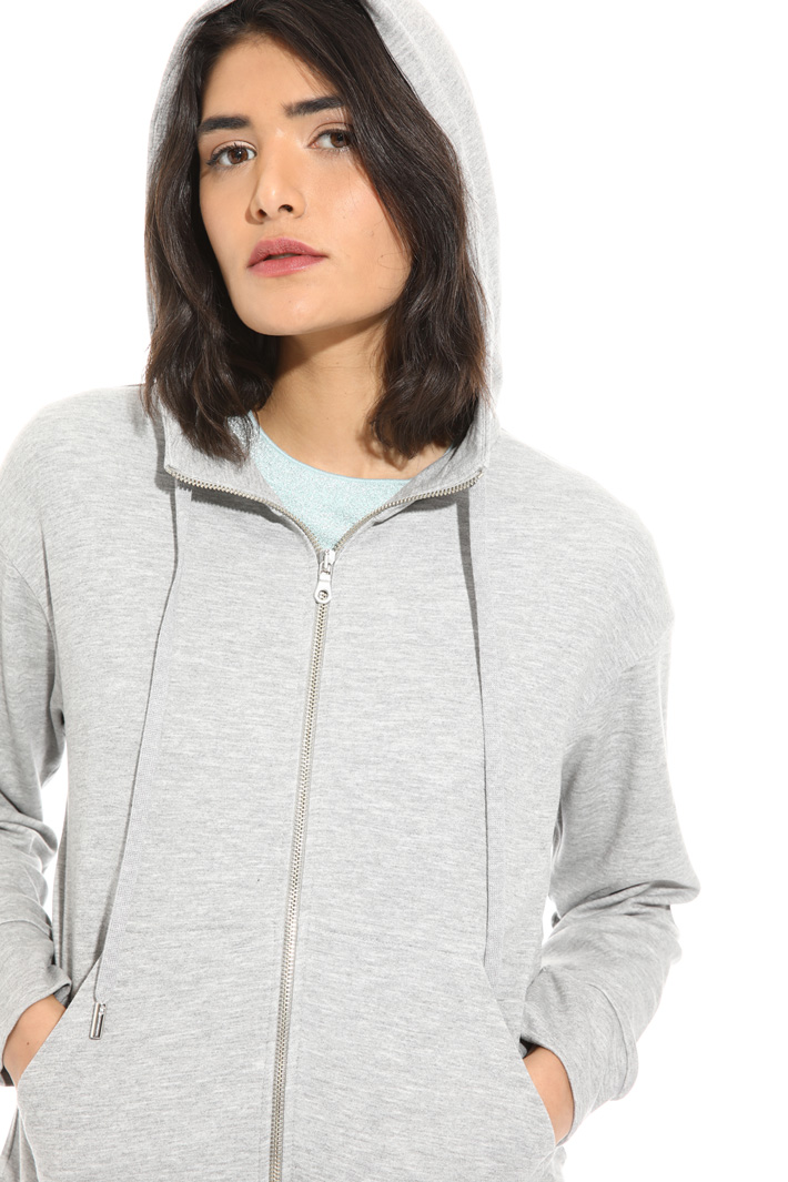 Hooded jersey sweatshirt Intrend Hooded jersey sweatshirt Intrend